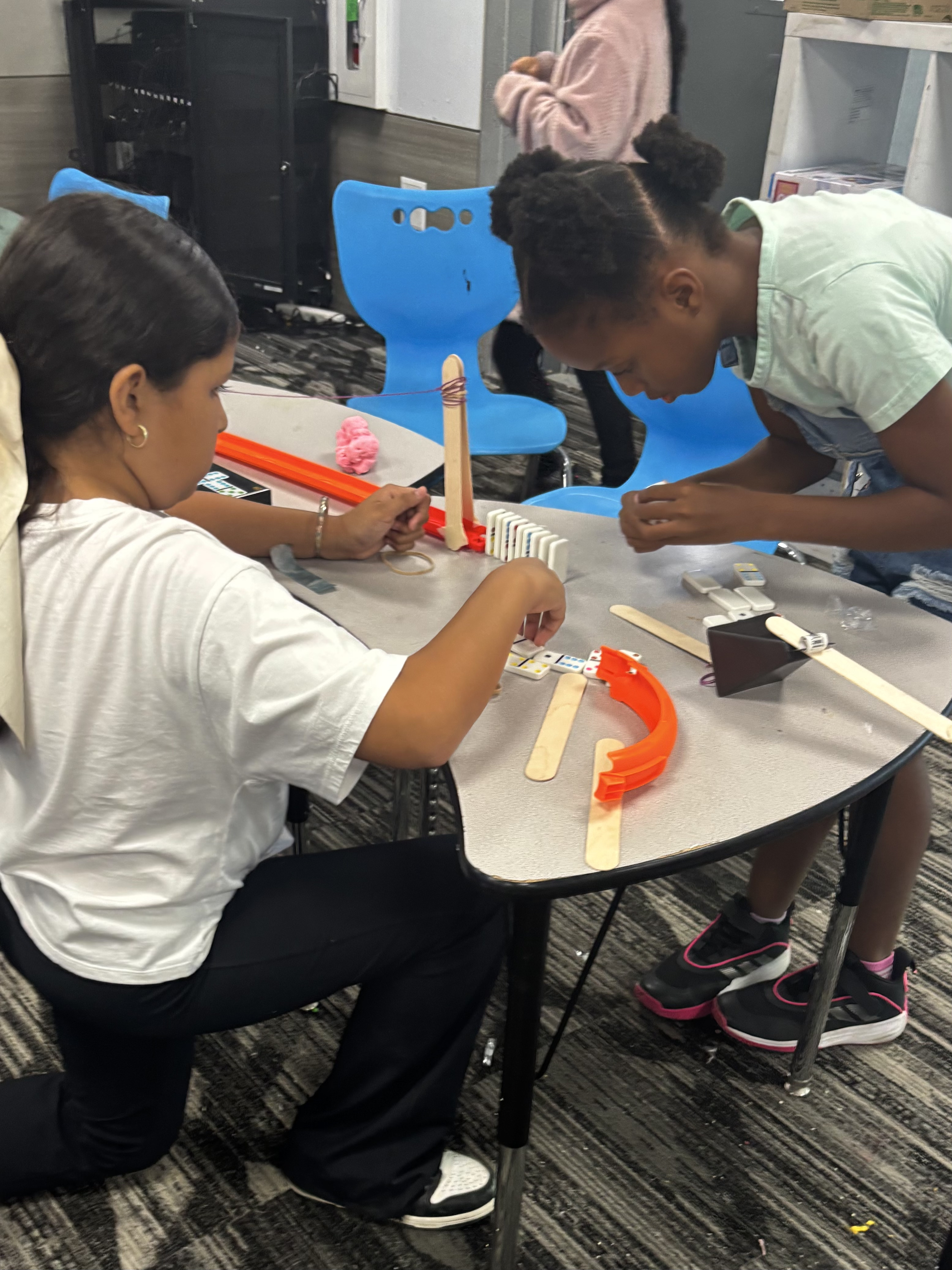 Building a Rube Goldberg chain reaction